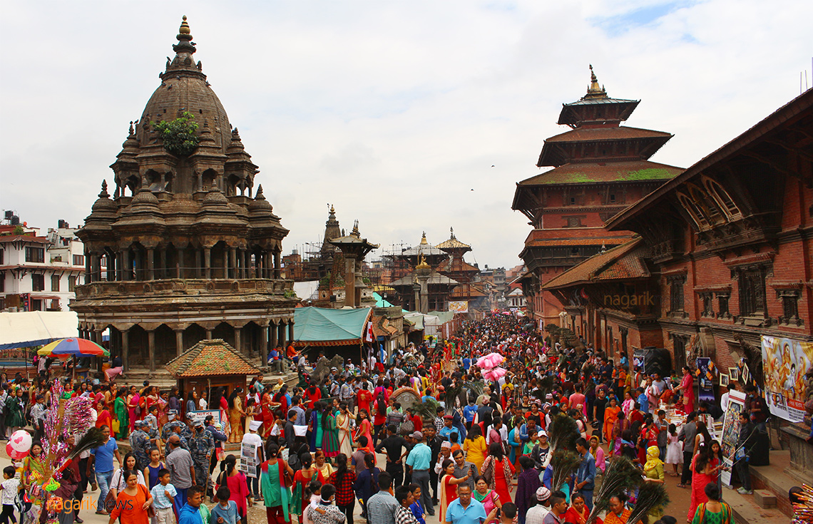 Devotees throng Krishna temple (Photo Feature)