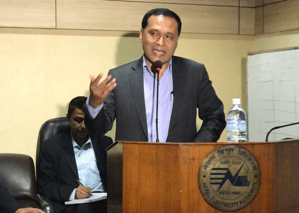 NEA chief Ghising calls for enhanced power trade with India, Bangladesh
