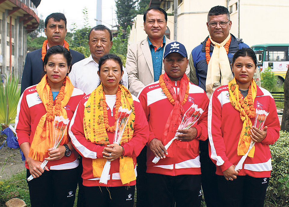 Nepal shooting team hopes to reach final round at Asian Games