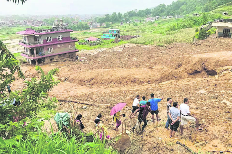 Five including three from same family killed in landslides