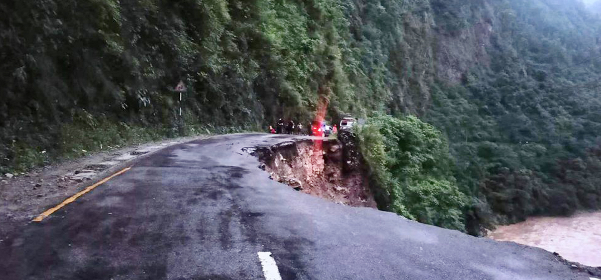 Landslides obstruct roads in Karnali corridor