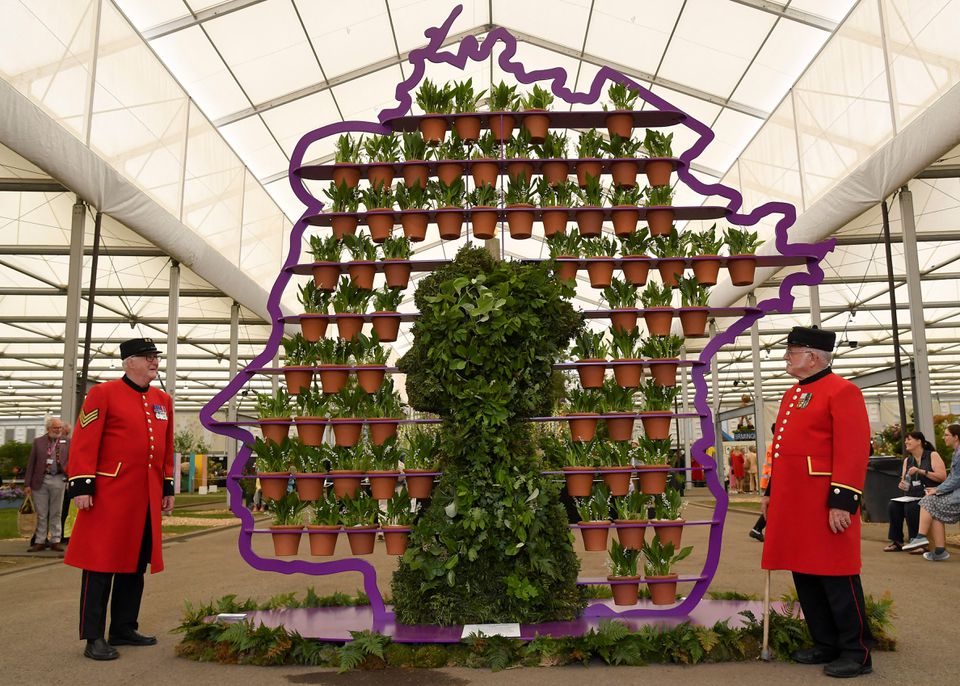 Britain's Queen Elizabeth attends Chelsea Flower Show