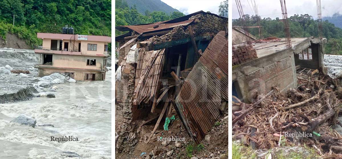 Sindhupalchowk and Manang districts declared disaster-hit zones
