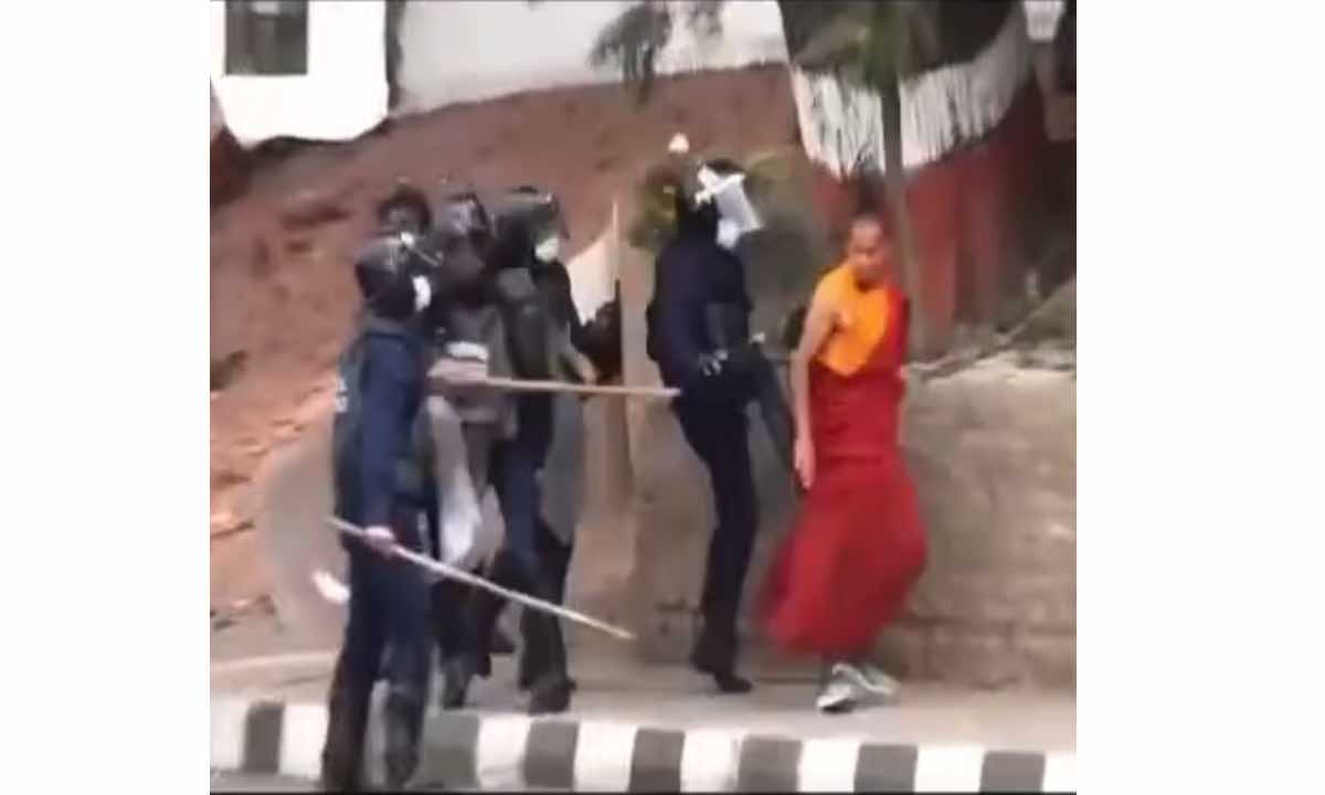 Departmental action taken against police personnel involved in abusing monks