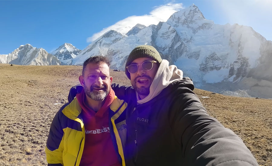 Renowned Youtuber MrBeast's team in Nepal
