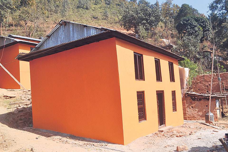 Locals appreciating retrofitting of their mud houses