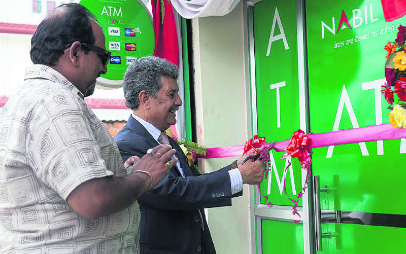 Nabil Bank Ltd installs 100th ATM kiosk