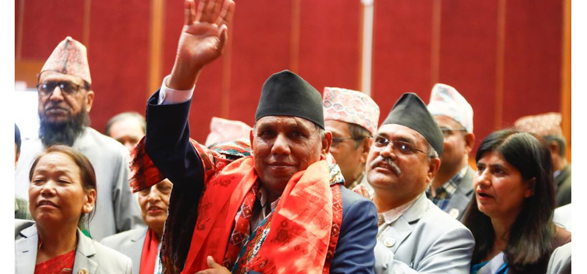 Newly-elected National Assembly Chairman Dahal assures of boosting upper house prestige
