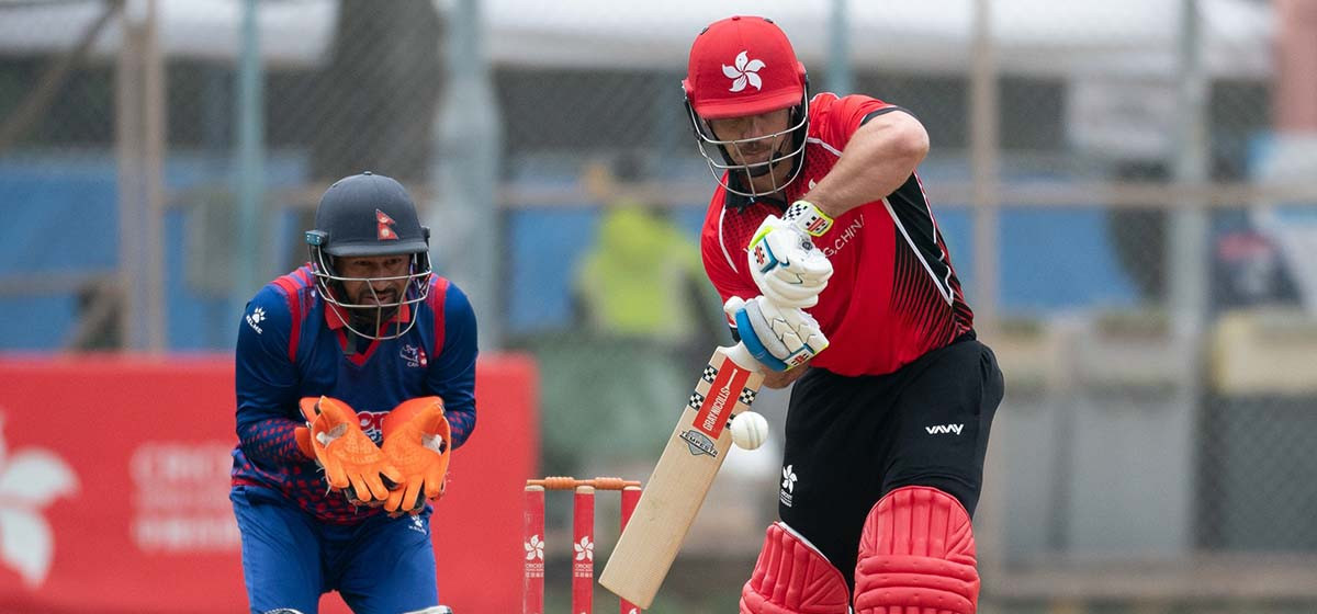 Nepal falls short by 73 runs against Hong Kong in friendly T20 match