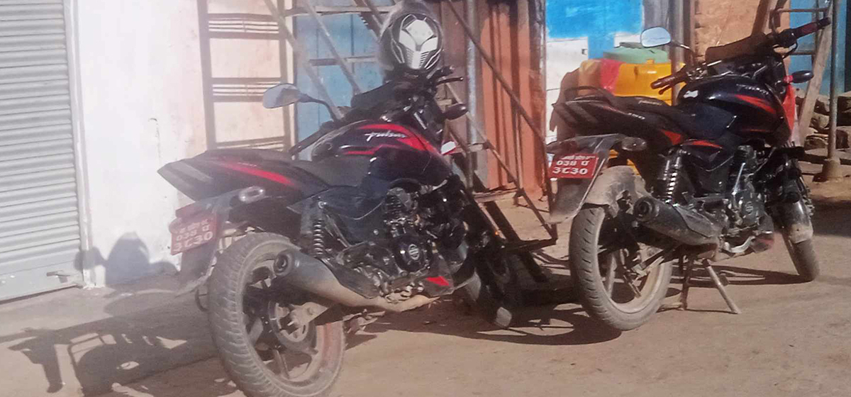 Two motorcycles with same number plate discovered in Kalikot