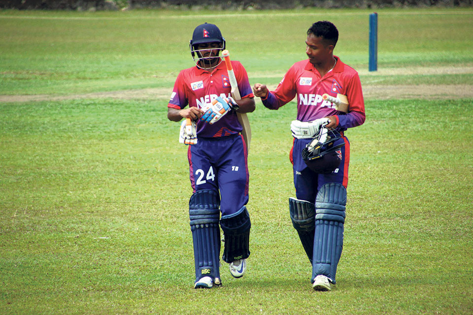Aarif, bowlers power Nepal to commanding win despite batting failure