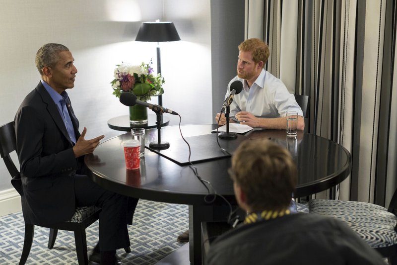 Prince Harry interviews Obama for radio show