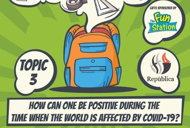 Republica Daily Contest Topic  3- How can one be positive during the world is affected by COVID-19?