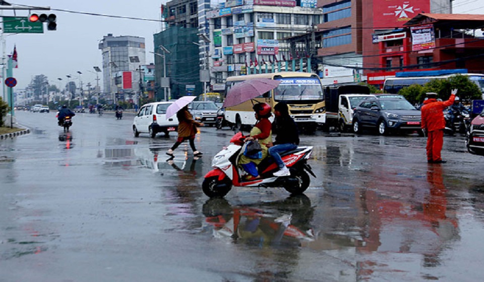 Moderate rain expected across Nepal today