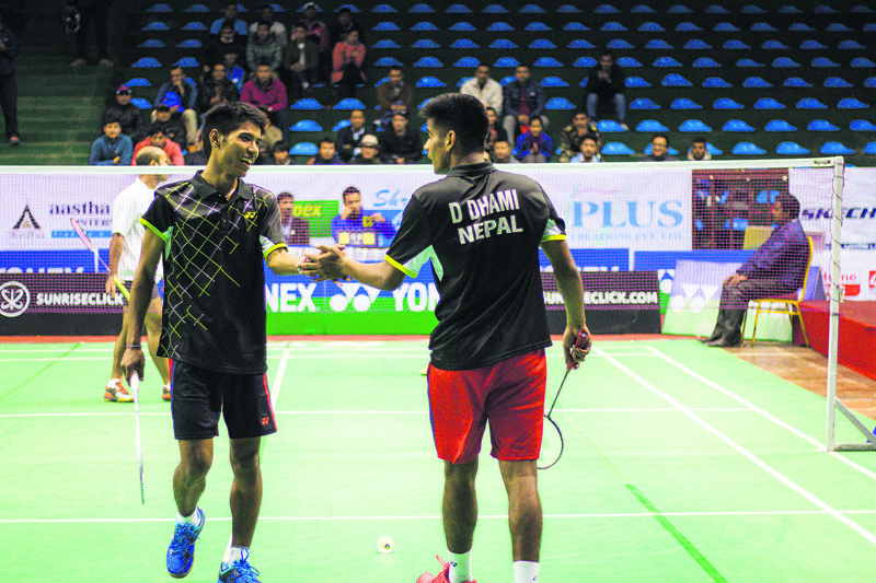 Ratnajit survives as only home player in singles
