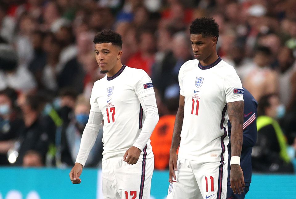 England's Black players face racial abuse after Euro 2020 defeat