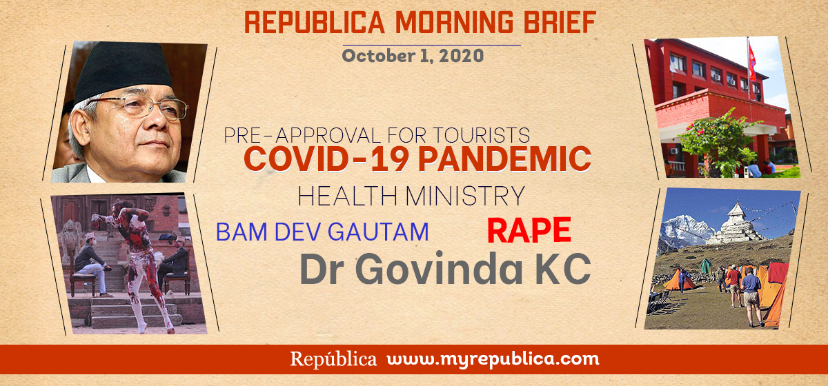 Republica Morning Brief: Oct 1