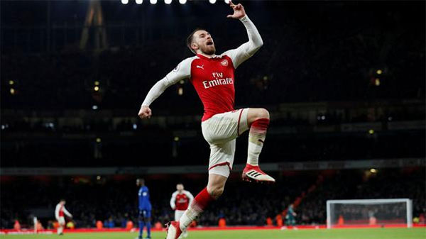Ramsey hat-trick helps Arsenal to thrash Everton 5-1