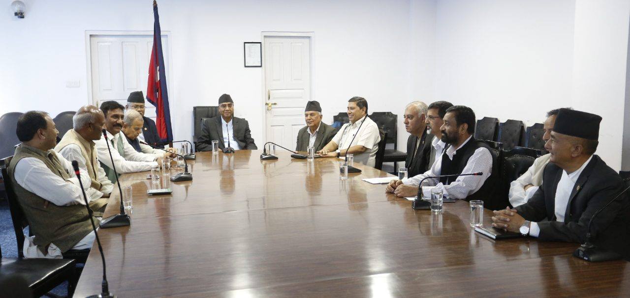 Meeting between ruling parties and  RJP-N underway (Update)