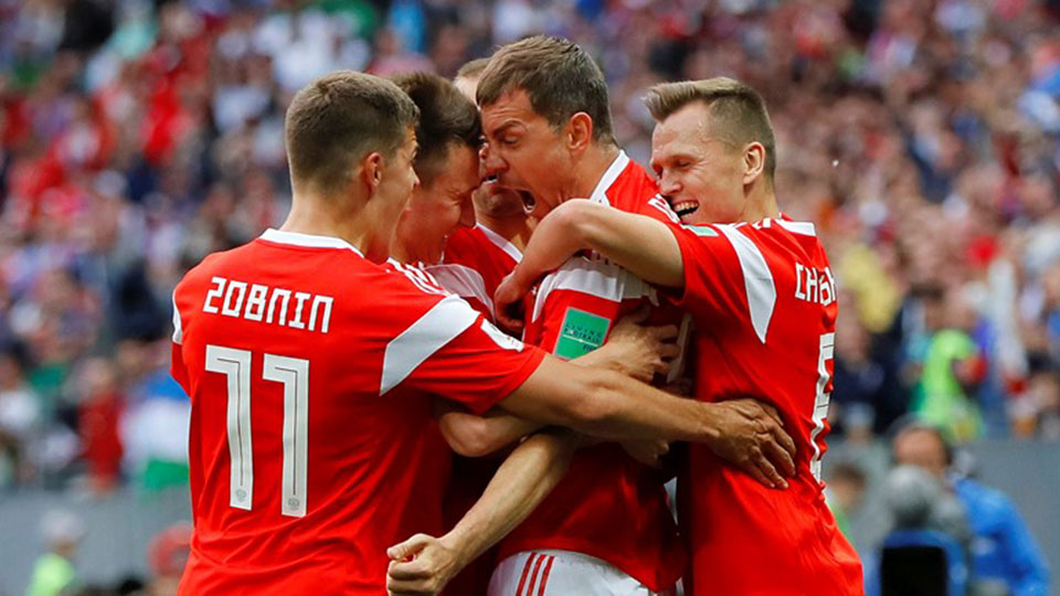 Host Russia keeps the World Cup legacy, thrashes Saudi 5-0