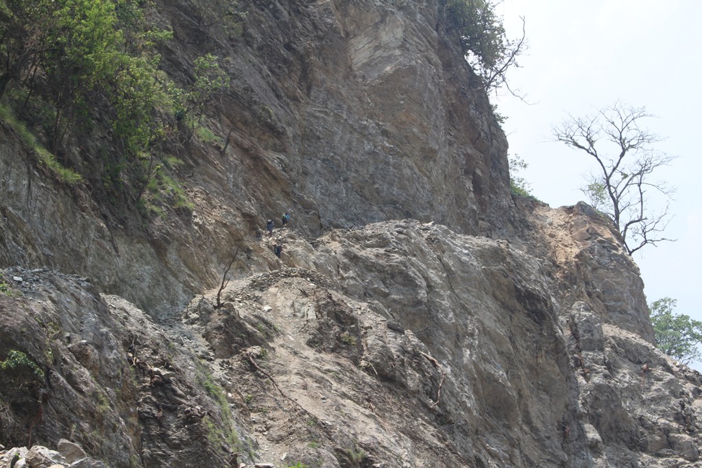 Road worker buried to death in Gorkha landslide