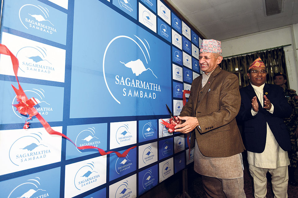 FM Gyawali inaugurates Secretariat of Sagarmatha Sambaad