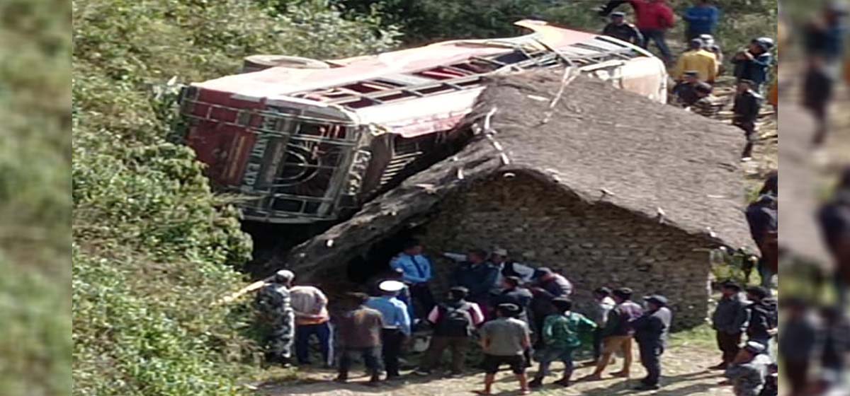 12 die in Salyan bus accident