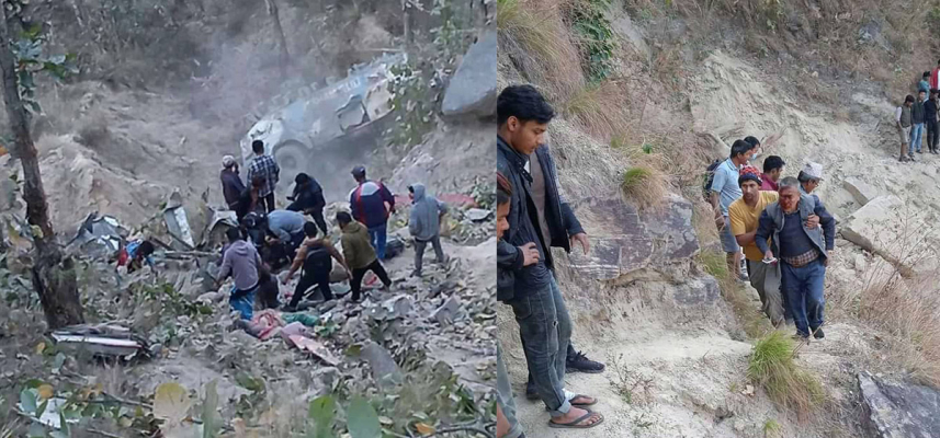 Sankhuwasava bus accident: death toll reaches 14