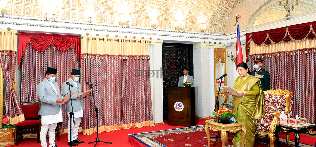 Nepali ambassadors for Myanmar and Malaysia take oath