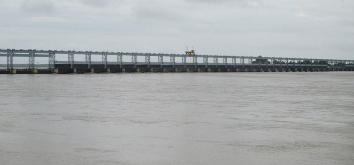 Water level continuously rising in Saptakoshi River
