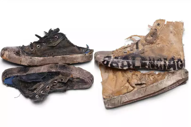 Would you buy these extra destroyed Balenciaga sneakers for 1.42 lakhs?