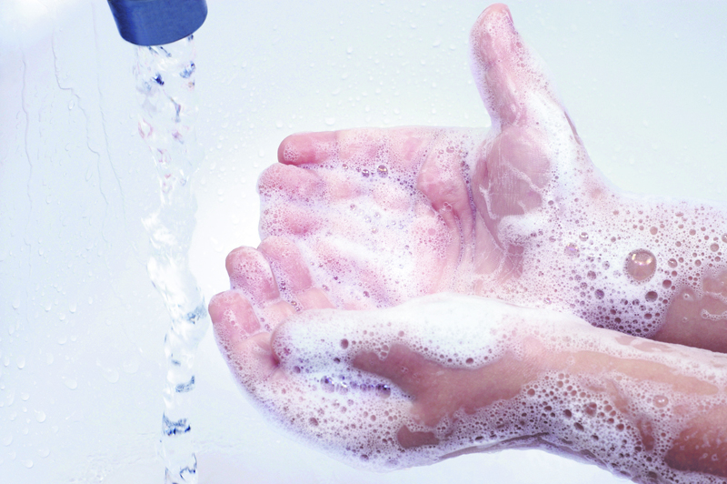 Six easy steps to hand hygiene