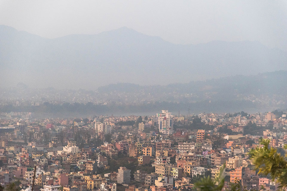Visibility in Kathmandu drops to 100 meters: Flights halted at TIA