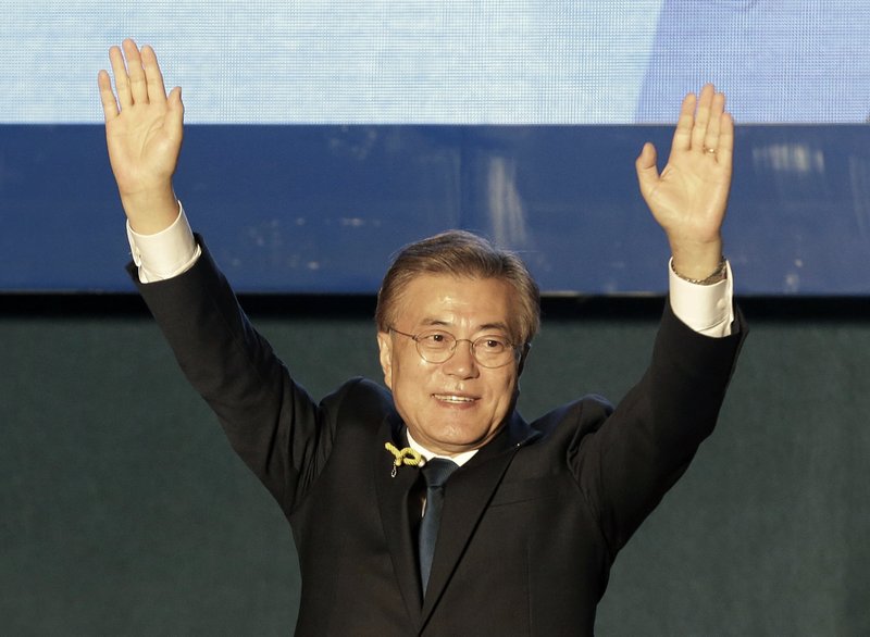 South Korea’s newly elected liberal president starts duties