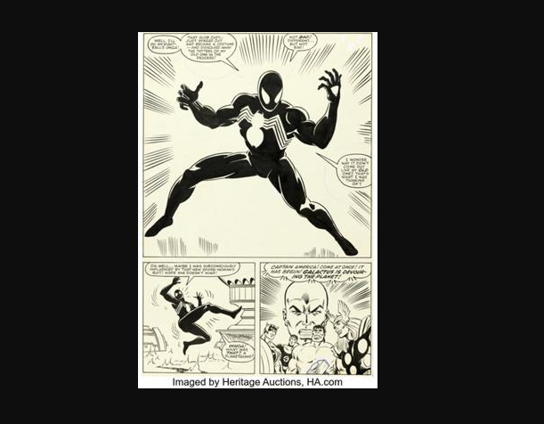 Spider-Man comic page sells for record $3.36M bidding