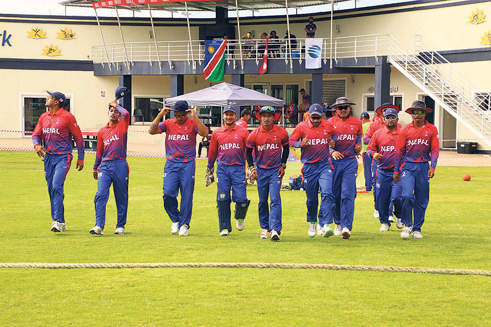 Cautious Nepal overcomes Namibia by a wicket