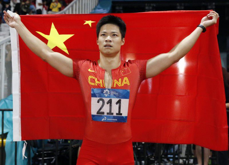 China's Su runs 100m in 9.98 seconds in Tokyo trials