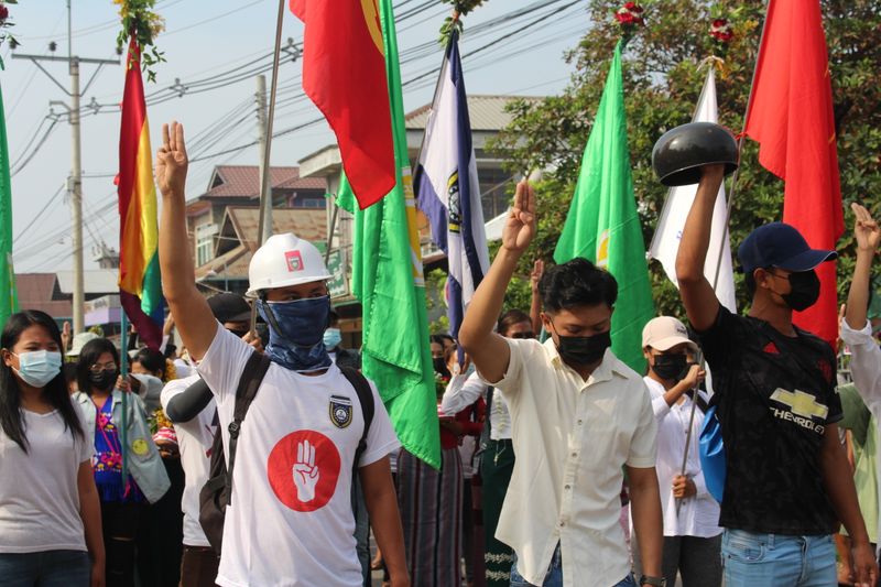 Myanmar security forces fire on protesting medical workers, some hurt: media