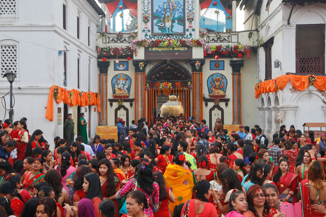 Around a million devotees offered prayers at Pashupatinath during Shivaratri