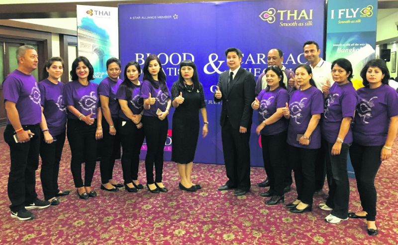 Thai Airways International organizes blood donation