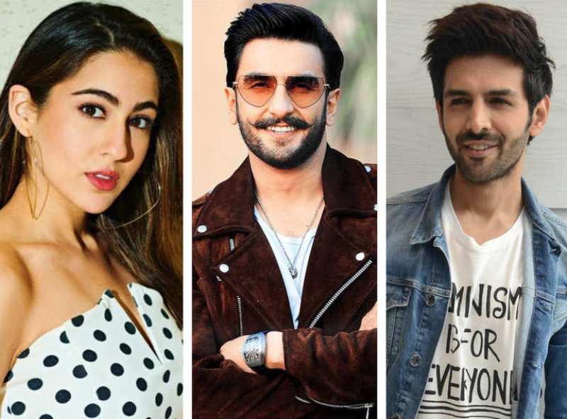Ranveer Singh teases Sara Ali Khan and Kartik Aaryan with a hilarious comment on their mushy wrap-up posts