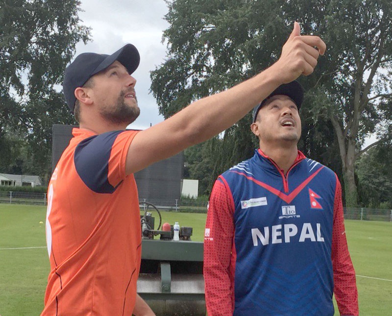 Netherlands invites Nepal to bat