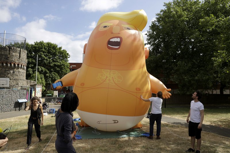 Trump baby protest blimp enters Museum of London collection