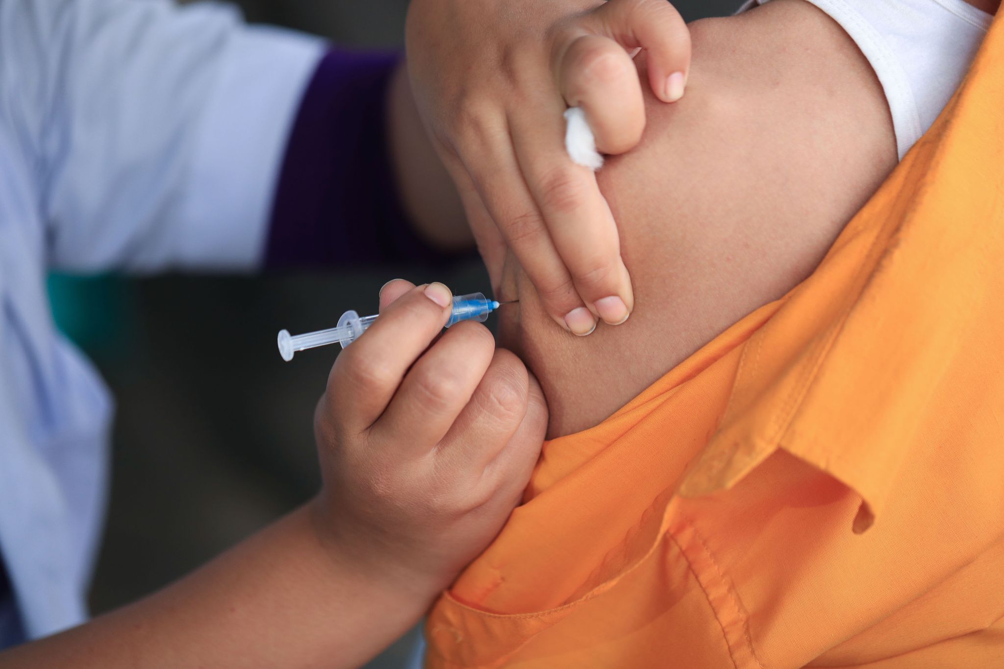 Over 40,000 left out children administered vaccines