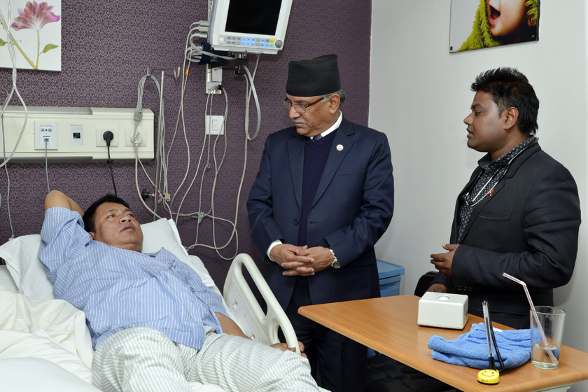 Veep Pun admitted to Norvic Hospital