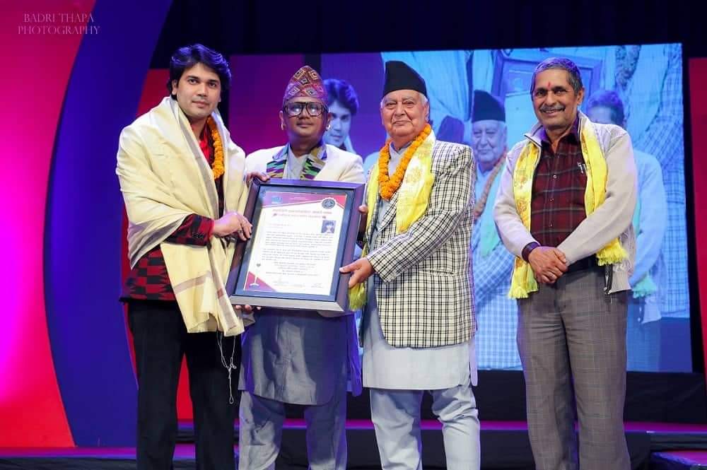 Choreographer Aswini Kant Jha honored with 'National Person of the Year' award in Quality Entertainment Awards