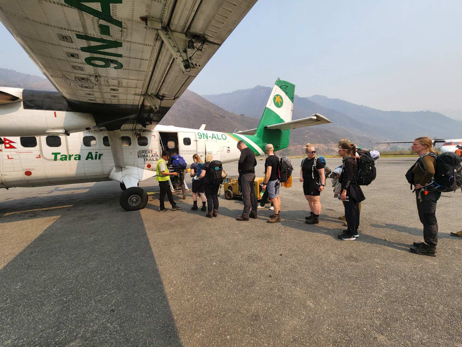 Tara Air operates more than a dozen daily flights from Manthali to Lukla