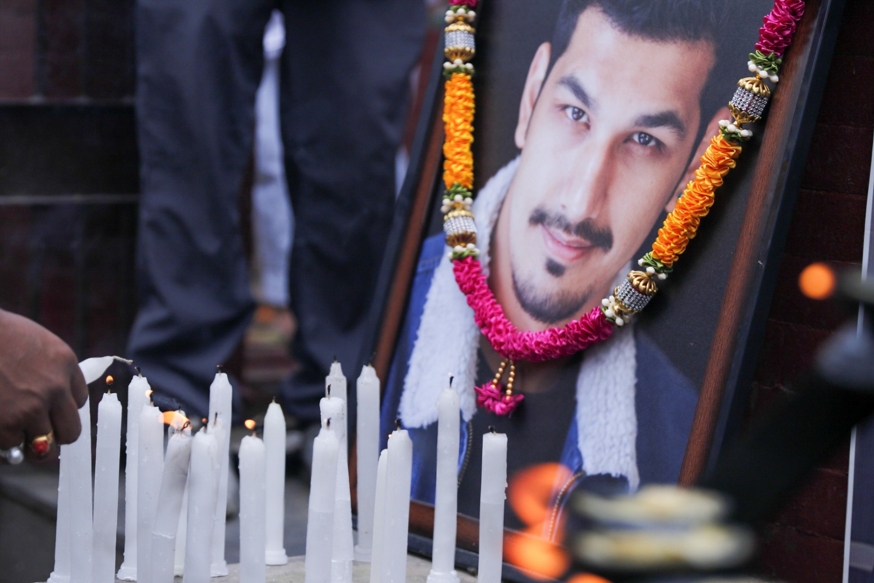 Candlelight vigil for justice: Friends and family remember late actor Saruk Tamrakar (Photo Feature)
