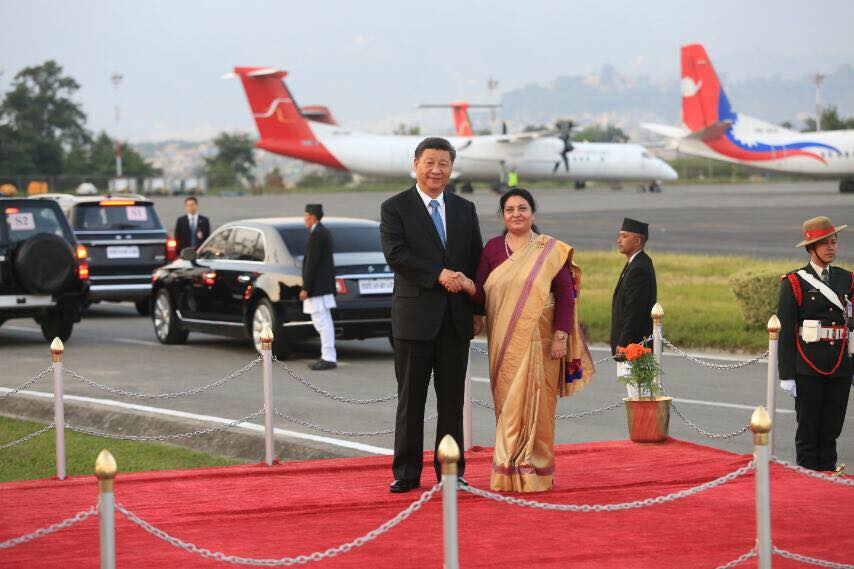 Chinese President Xi Jinping lands at TIA (with photos)