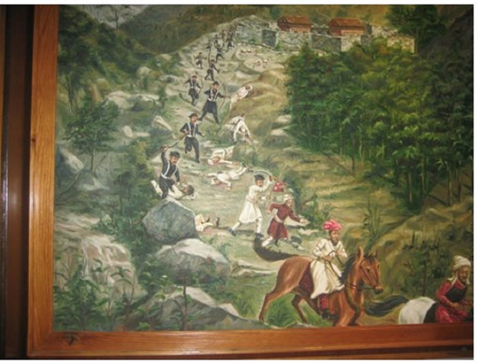 The battle of Makawanpur